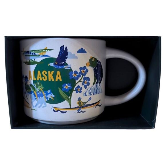 NIB Starbucks Limited Edition Discovery Series Alaska Ceramic Mug, 14 Oz - Picture 4 of 5